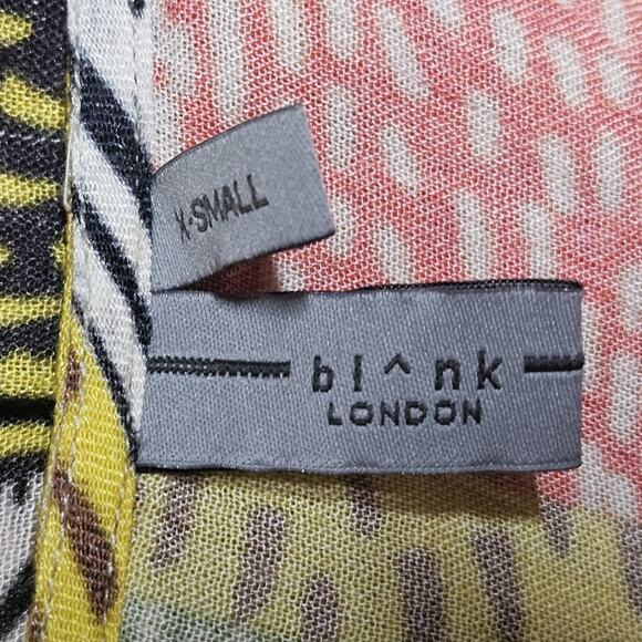 Multicolor Wrap Blouse Size XS - Picture 3 of 4